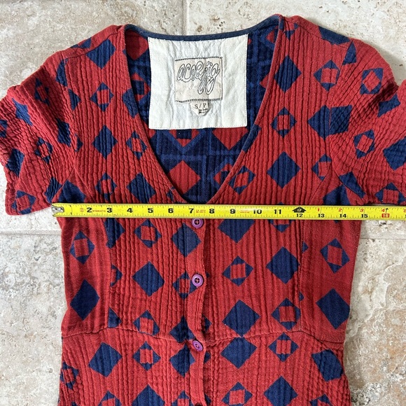 Ace & jig organic cotton midi dress in copper - Picture 7 of 15